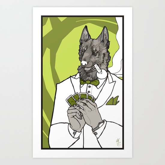 Greed Art Print