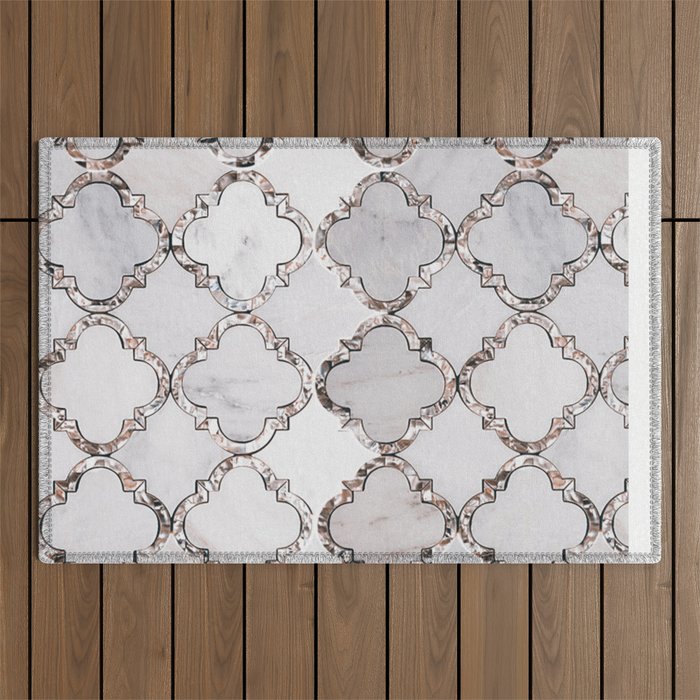Mosaic Marble Outdoor Rug