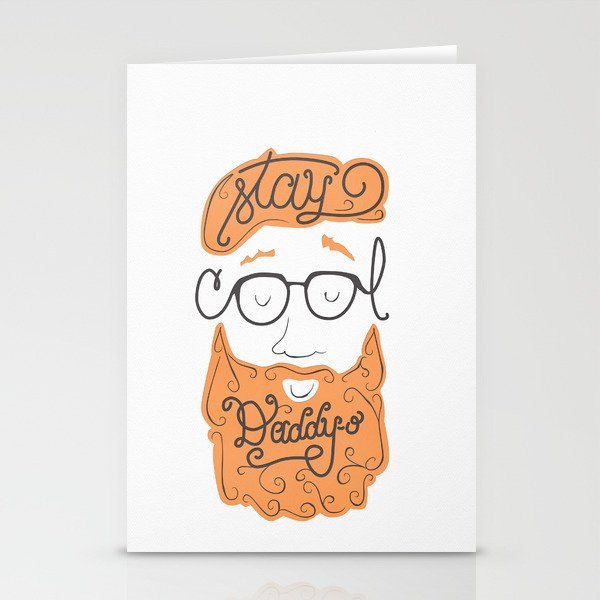 Stay Cool Daddy-o Stationery Cards