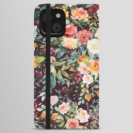 Fall Floral iPhone Wallet Case