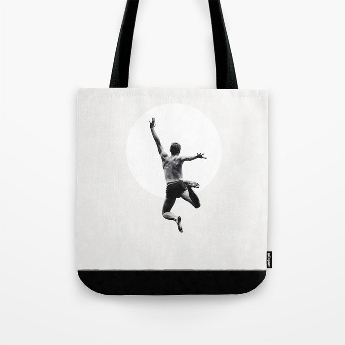With a leap ... Tote Bag