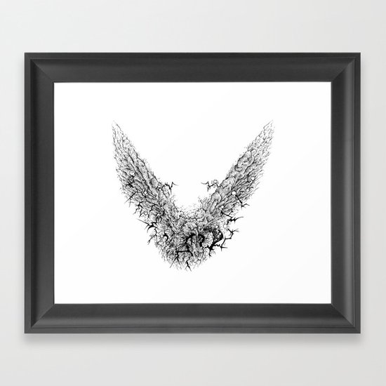 Bite The Lightning Framed Art Print