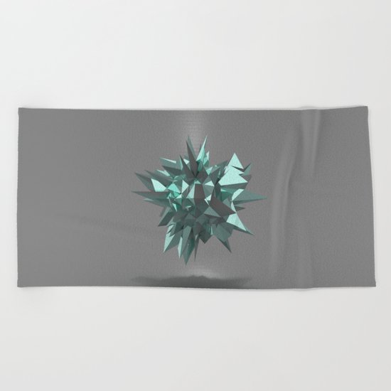 Sphere of shards I Beach Towel