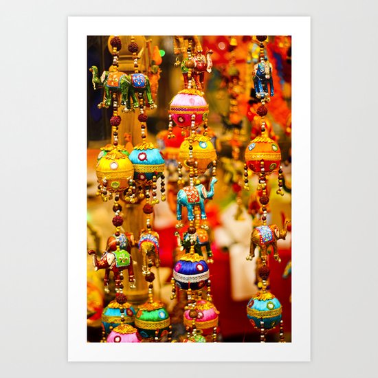 Elephants Art Print