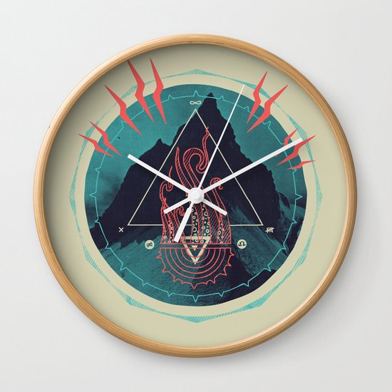 Mountain of Madness Wall Clock