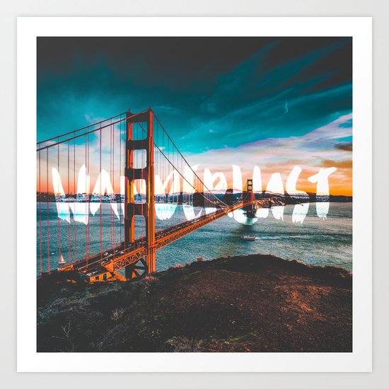 WANDERLUST San Francisco Art Print