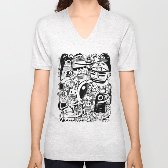 BIG - BW Unisex V-Neck