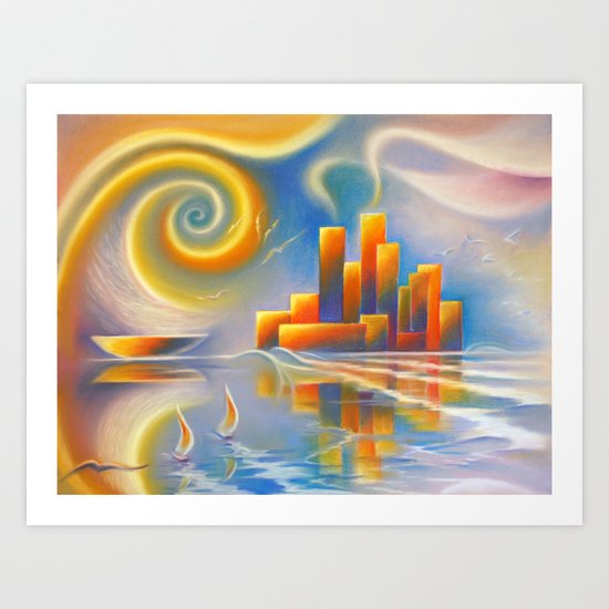 Dream City Art Print