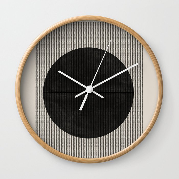 Minimalist Paper Art Wall Clock