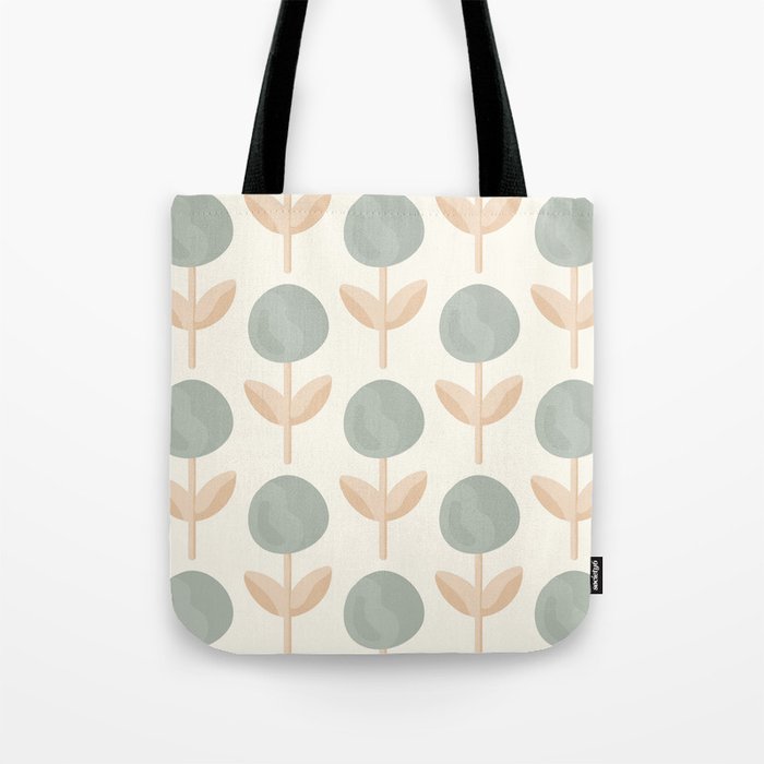 Sunshine pops - neutral blue, beige and off-white Tote Bag