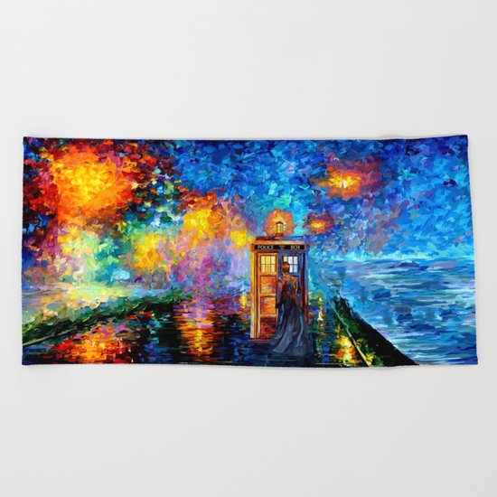 The 10th Doctor who Starry the night Art painting iPhone 4 4s 5 5c 6 7, pillow case, mugs and tshirt Beach Towel