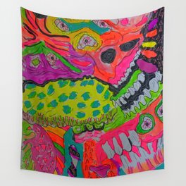 Sketchbook 5-10 (Fluorescent Neon Gouache) Wall Tapestry