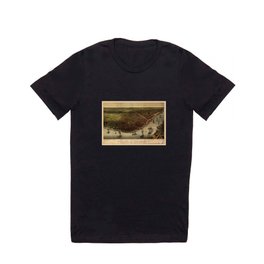 The city of New Orleans (1885) T Shirt | City, Cityscape, Louisiana, Currier, Historic, History, Panorama, Neworleans, River, Antique 