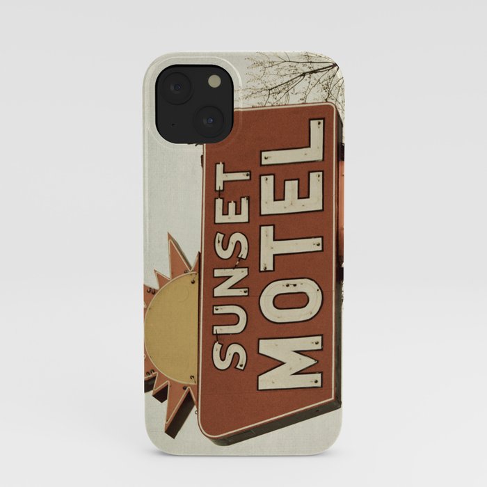 Sunset Motel iPhone Case