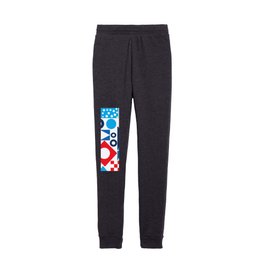 Abstract Geometric Shapes Design Kids Joggers