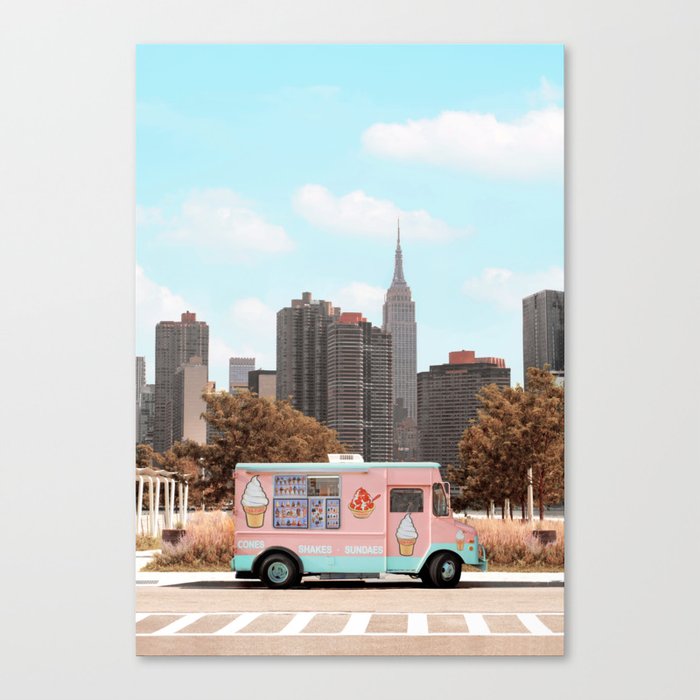 New York Ice Cream Canvas Print