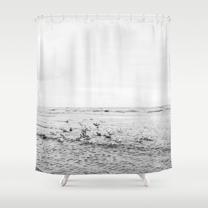 Society6 Colors of the Sea Water - Clear Turquoise Shower Curtain
