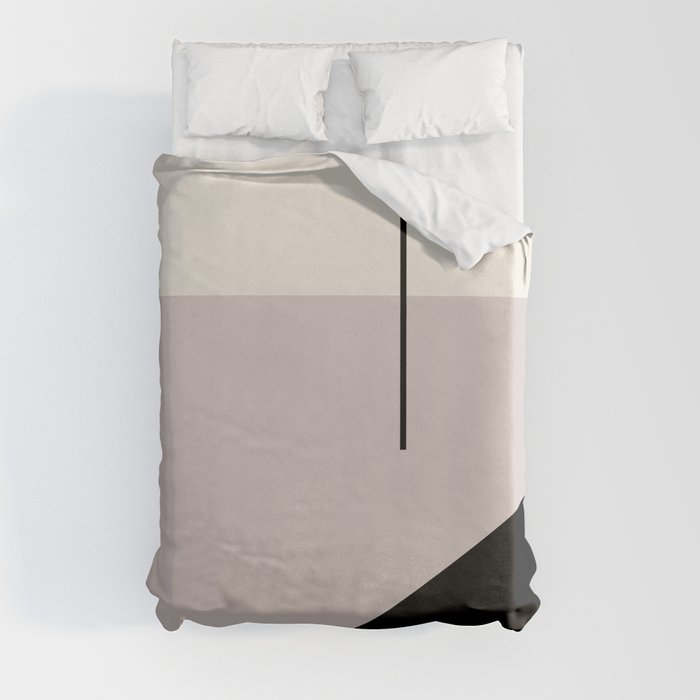 abstract minimal 28 Duvet Cover