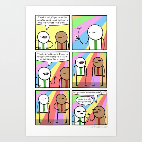 Antics #354 - the honey trap Art Print