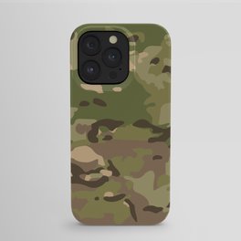 Woodland Hues Camo - MultiCam Camouflage iPhone Case