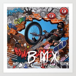 BMX CHILD Art Print