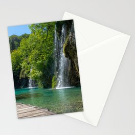 Beautiful Exotic Waterfall  Stationery Card
