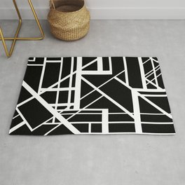 Roadway Of Abstraction - Interstate Abstract Path Rug