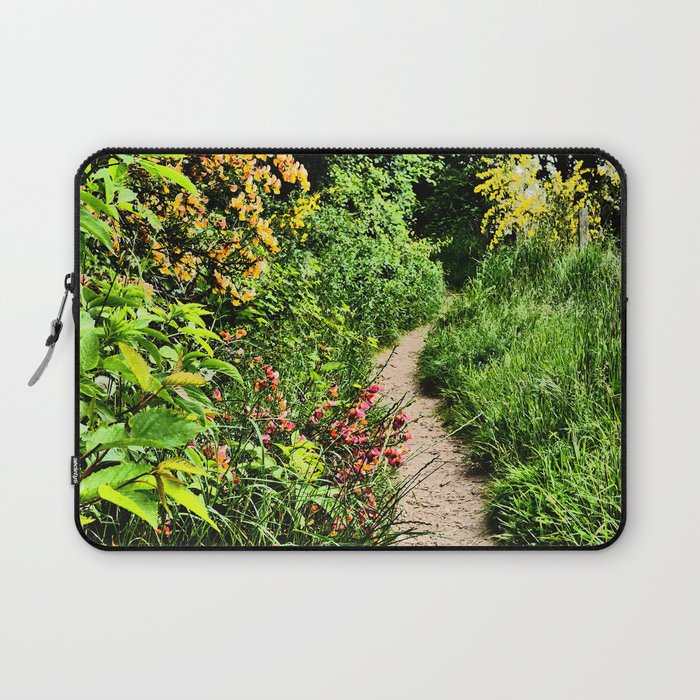 Scottish Highlands Late Spring Country Path in I Art  Laptop Sleeve