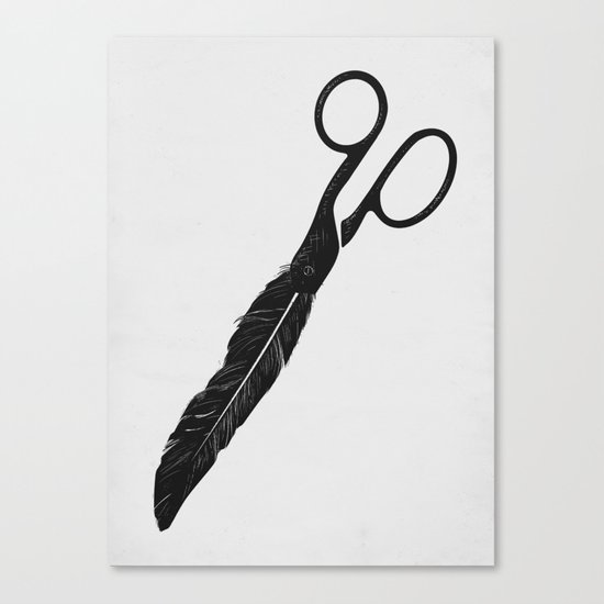 Feathered. Canvas Print