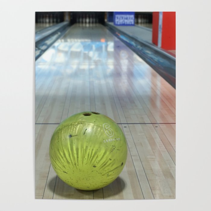 Bowling ball Poster