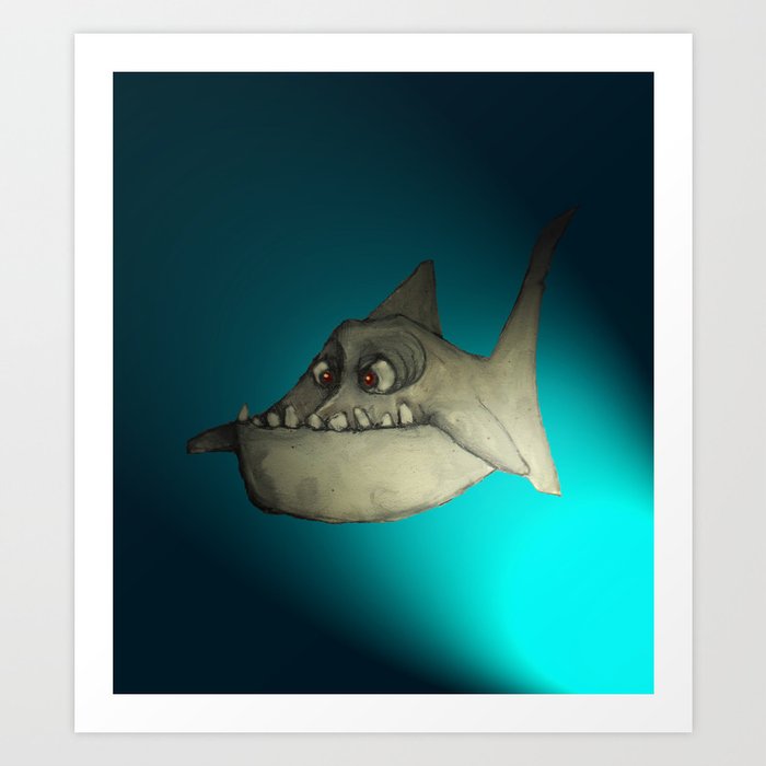 Piranha (Spot Lite) Art Print