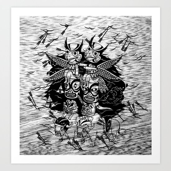 The Myth of Totummy Art Print
