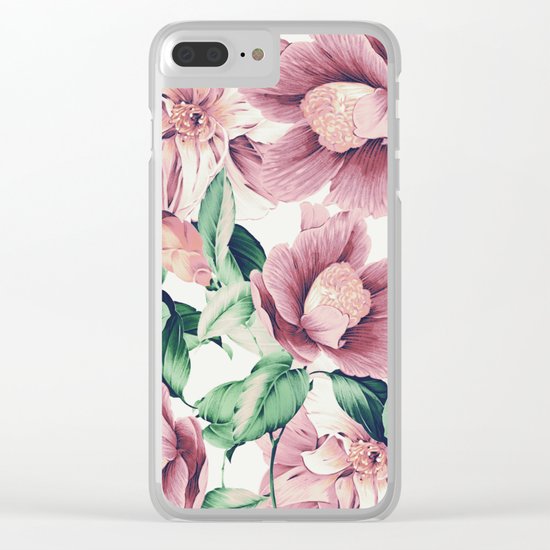FLOWERS 10a Clear iPhone Case