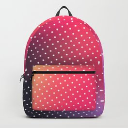 Pink dark pallets with dots pattern  Backpack