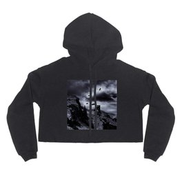 Craggy Ruin in Winter Hoody