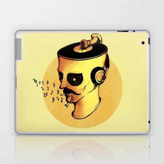Record Player - ANALOG zine Laptop & iPad Skin