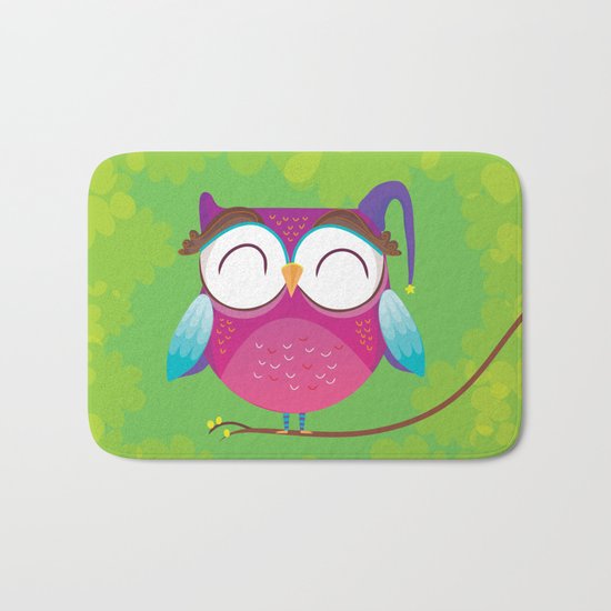 Night owl Bath Mat