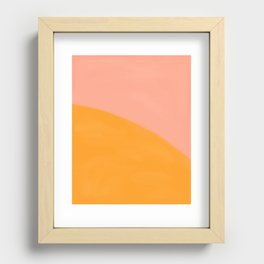 cali sunset Recessed Framed Print
