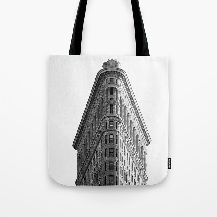 Flatiron Black and White NYC Tote Bag