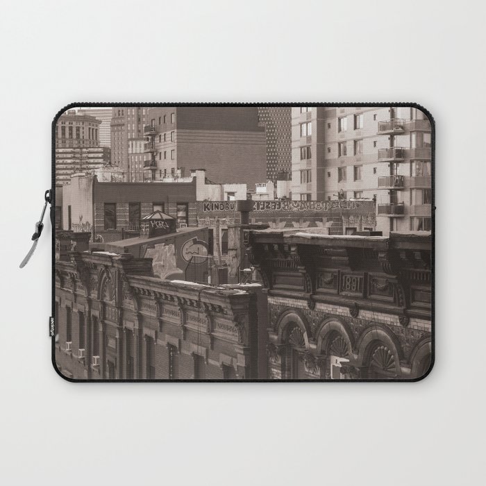 Architecture of NYC | Sepia Photography | New York City Laptop Sleeve