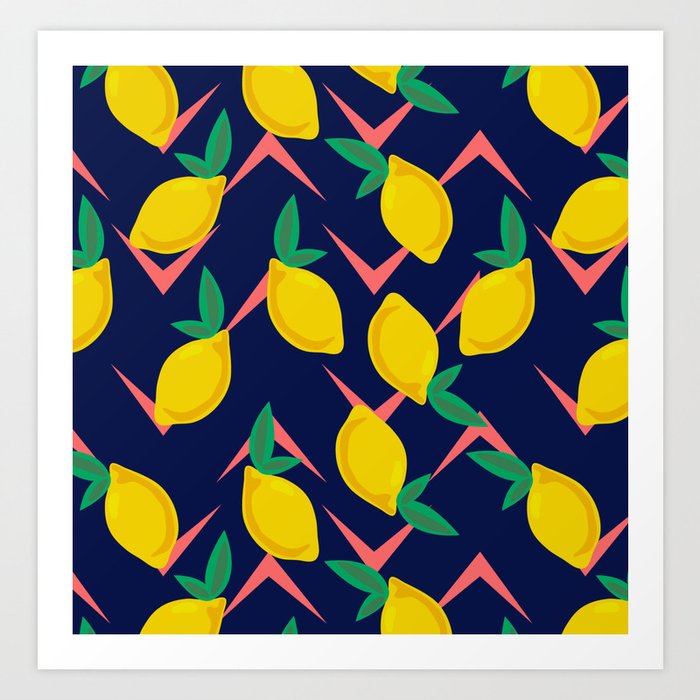 Lemon Drop Art Print