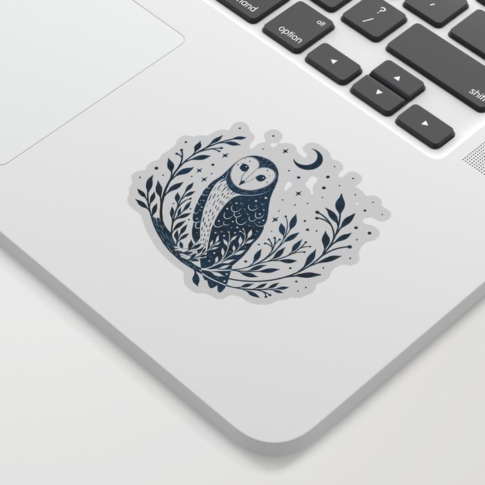 Owl Moon - Blue Sticker