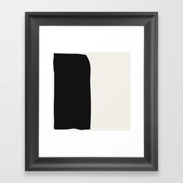 Black abstract #1 Black Book Framed Art Print