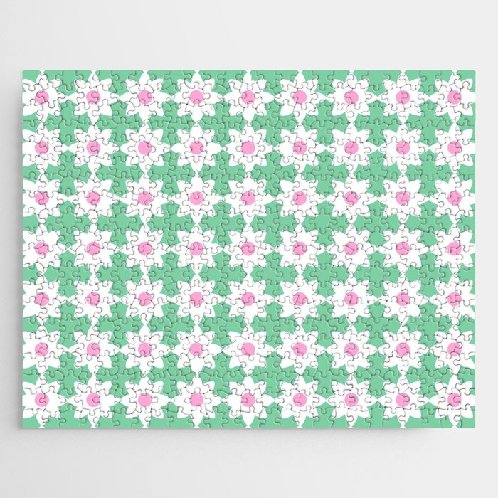 Geometric flowers 185 Jigsaw Puzzle