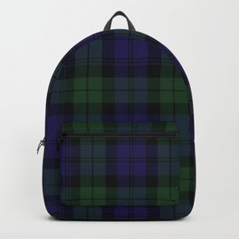 BLACK WATCH TARTAN Backpack | Plaid, Check, Pattern, Scotland, Christmas, Xmas, Holidays, Noel, Tartan, Yule 