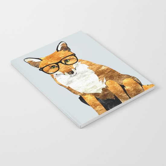 Foxy #society6 #animallover #buyart Notebook