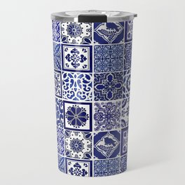 Talavera Tiles Blue Travel Mug