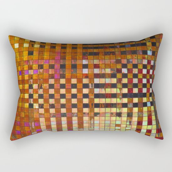 Checkered Reflections I Rectangular Pillow