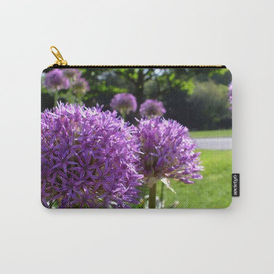 Purple Allium Giganteum Carry-All Pouch