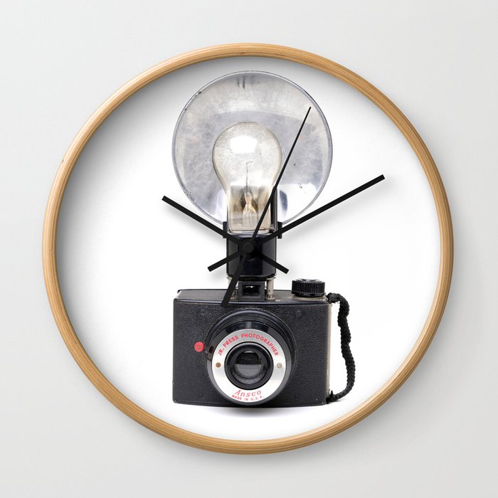 Vintage Ansco JR. Press Photographer Camera Wall Clock